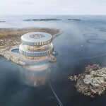 Renderings of SalMar's Salmon Living Lab