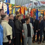 Canadian officials at the Canadian pavilion during Seafood Expo North America
