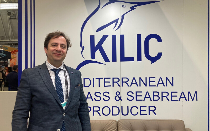 Kılıç Holding Vice President Sinan Kızıltan at the 2024 Seafood Expo North America