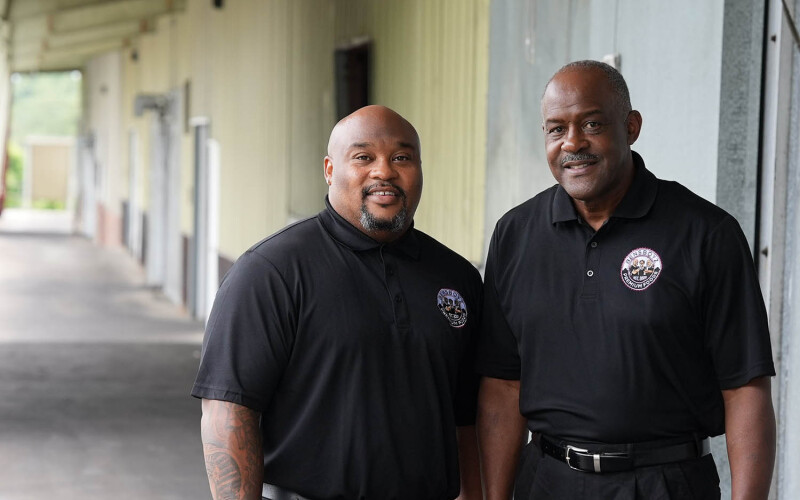 BensBoyz CEO and Founder Joe Wyatt (left)