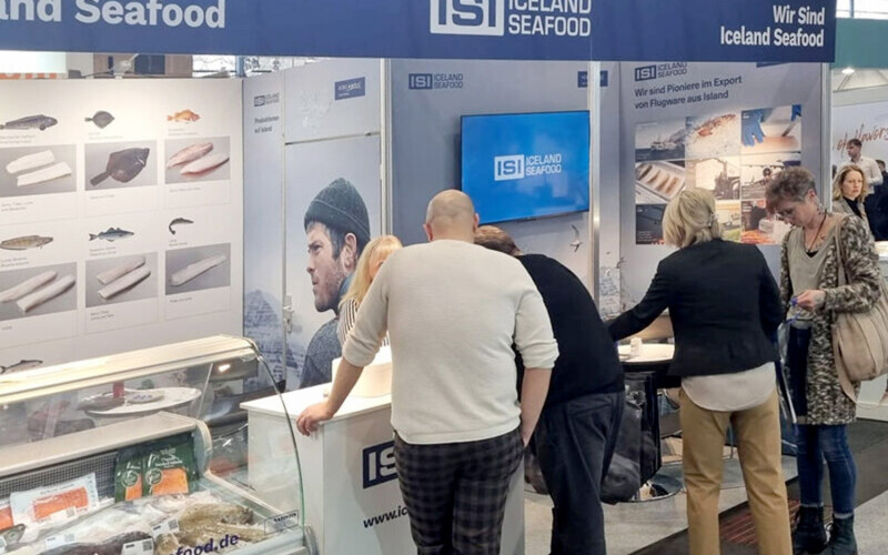 ISI's booth at the 2024 Fish International expo
