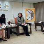 U.S. Department of Labor Deputy Undersecretary Thea Lee meets with Taiwanese officials.