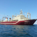 A Samherji fishing vessel in Namibia