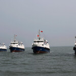 CNFC fishing vessels at sea