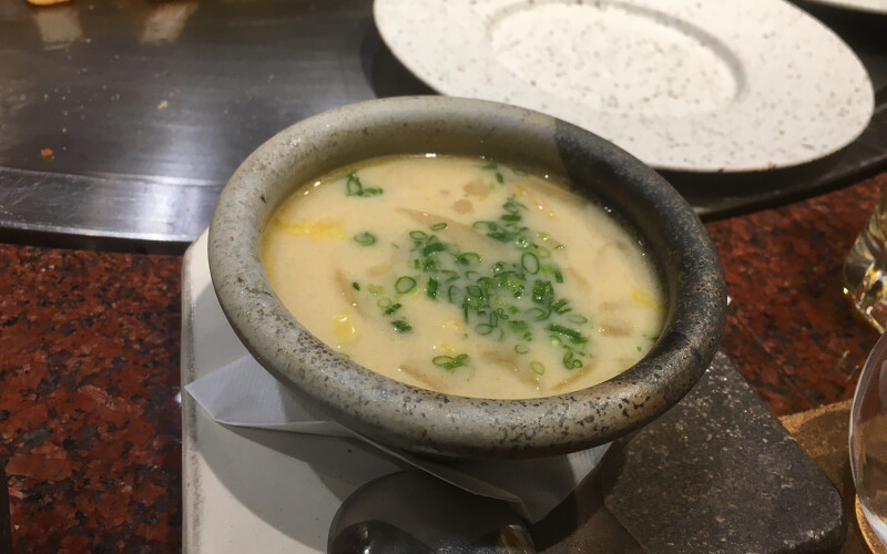 A dish made using a Fuji Oil Holdings analog product