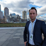 Ode Founder and CEO Ola Kvalheim standing on the Boston waterfront