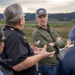 California Governor Gavin Newsom discusses the salmon crisis with stakeholders