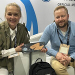Hailia CEO Michaela Lindstrom (left) and Hailia Chief Technology Officer Otto Kaukonen