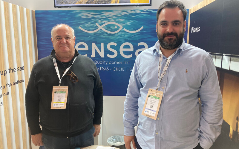Ensea Owner Giannis Kaloudis Kougianos and Manager Pantelis Kaloudis