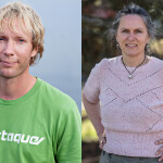 Norwegian marine ecologist Per-Erik Schulze and Norwegian Society for the Conservation of Nature Deputy Chair Randi Storhaug