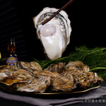 A plate of Shandong Lighthouse Jellyfish oysters