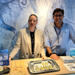 Noray Seafood Marketing and Branding Head Yolanda Patiño Iglesias and Senior Account Manager Pablo Bajo Dasca