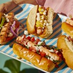 Hot dogs made with Secret Island farm-raised salmon