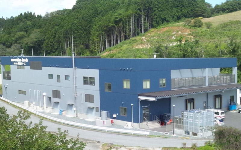 Musashino Foods' headquarters in Rikuzentakata City, Iwate Prefecture, Japan.