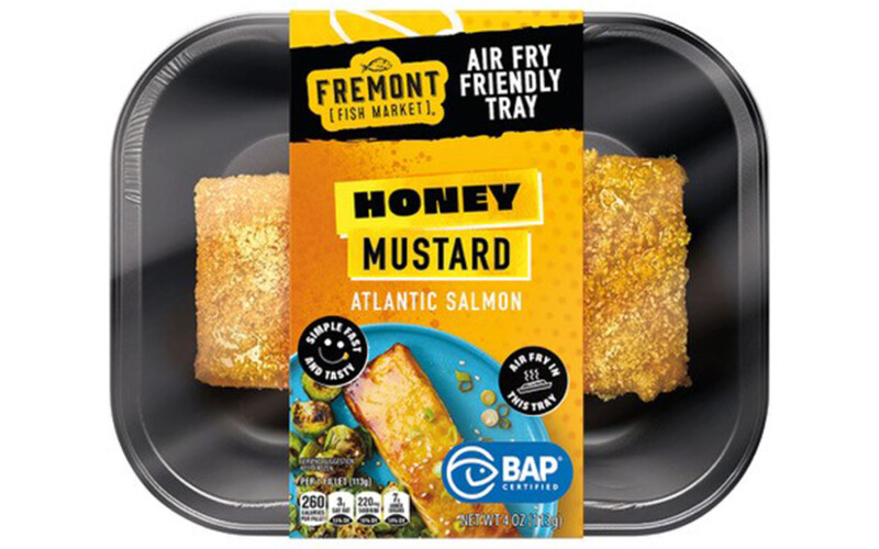 Aldi's new Honey Mustard Atlantic Salmon for air frying