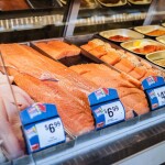 Fresh seafood section at a U.S. grocery store
