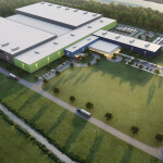 A rendering of Katahdin Salmon's planned facility