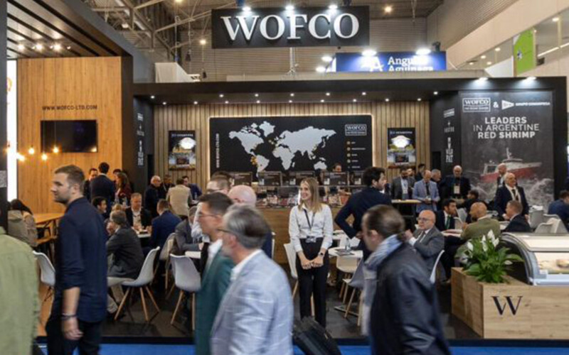 WOFCO's booth at the 2024 Seafood Expo Global.
