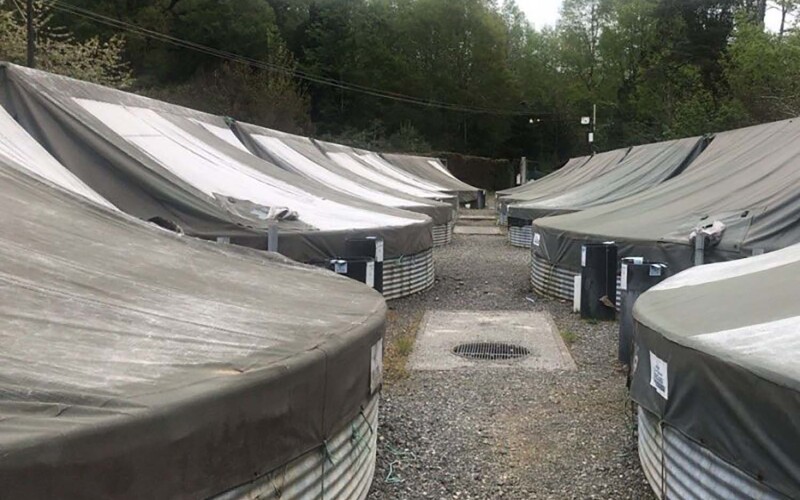 The Chesque Alto salmon farm currently being sanctioned by Chile's SMA