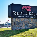 A Red Lobster restaurant sign