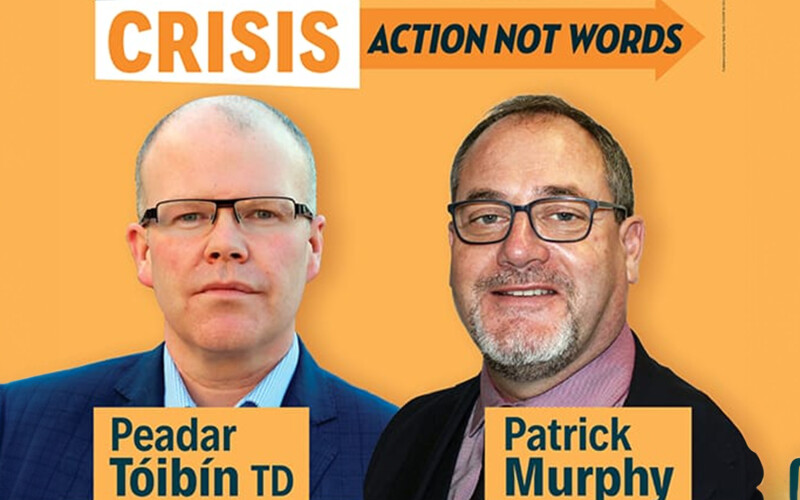 Two members of Ireland's Teachta Dala party