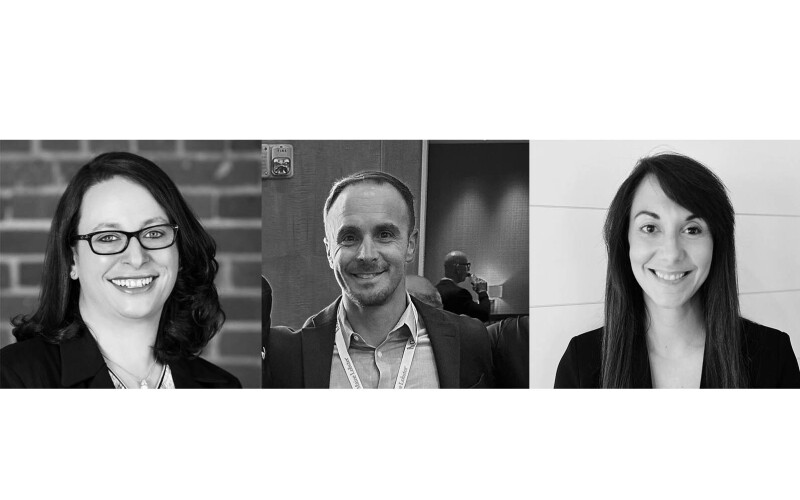 New Cousins Maine Lobster Senior Vice President of Marketing Marion Thomas, President Shaun Higgins, and Director of Franchise Development Lindsay Herberger