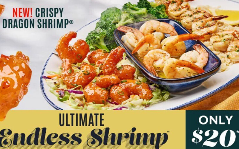Marketing for Red Lobster's Ultimate Endless Shrimp promotion