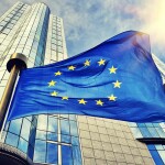 The European Parliament building in Brussels, Belgium