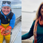 Alaska Marine Conservation Council Fisheries Scientist Michelle Stratton and fisheries policy director Theresa Peterson.
