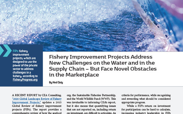 Seafood2030 Issue Brief, Vol. 1 Cover