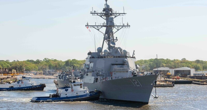 Uss Jeremiah Denton Advanced Destroyer Launched By Ingalls Shipbuilding Ingalls authenticates keel of guided missile destroyer | WorkBoat