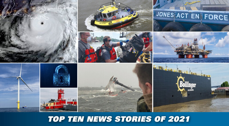 Spytte hungersnød Tom Audreath Top 10 News Stories of 2021 | WorkBoat